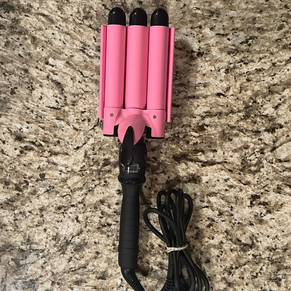 Three Barrel Curling Iron Wand Hair Waver - Picture 1 of 9
